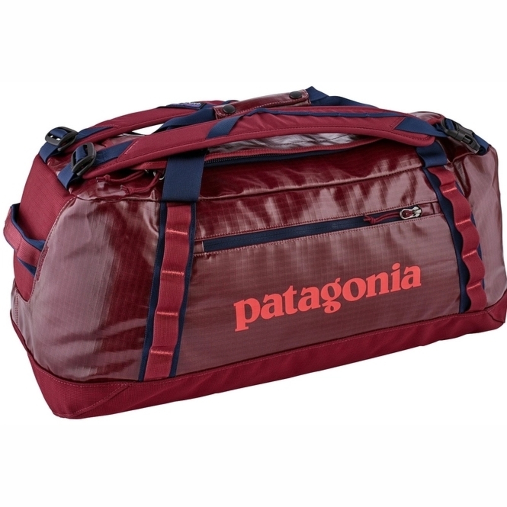 Patagonia Burgundy and Navy Duffel Bag